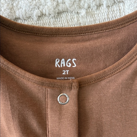 RAGS Brown Kids One Piece - Picture 2 of 3